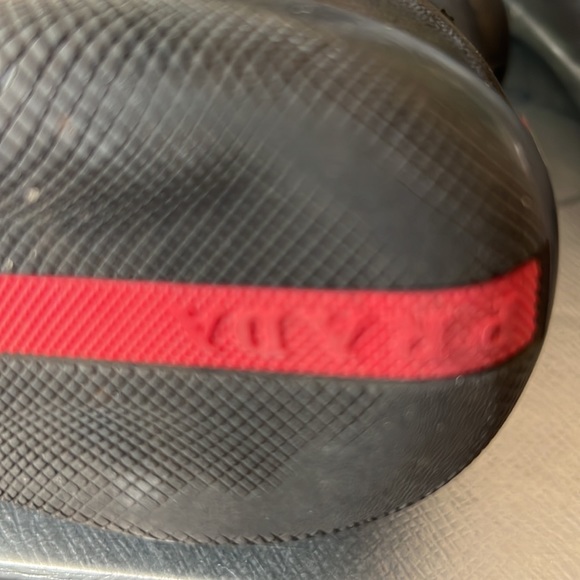 Pre-owned authentic Prada black leather booties - Picture 4 of 9